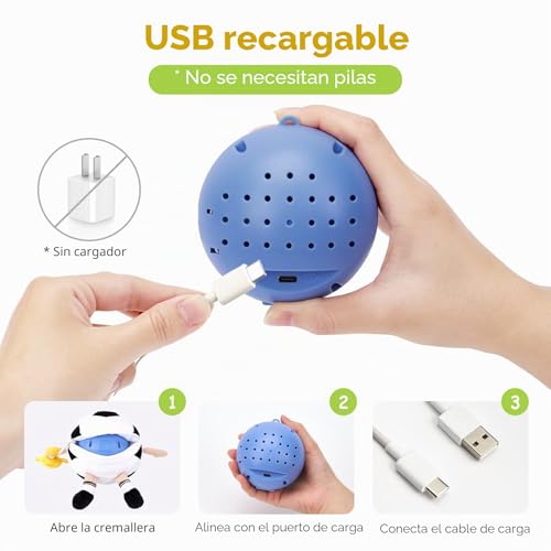 hahaland Baby Toys 6-12 Months – Popping Ball Football Toys Children 1 Year with Music & Recording, Tummy Time Interactive Plush Gifts Baby 6 9 12 Months