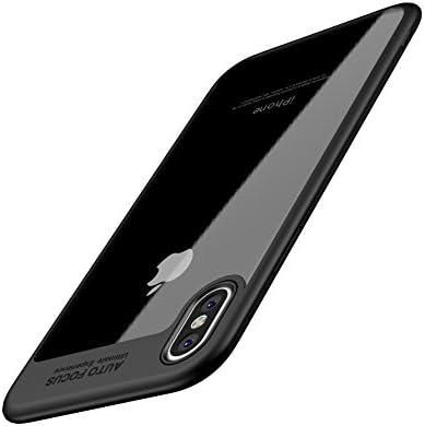 iPhone X Case,Best iPhone 10 Scratch Resistant Shockproof Case with Luxurious and Drop Resistant Ultra-Thin Transparent Fit -Black
