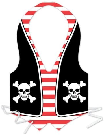 Beistle Packaged Plastic Pirate Vest
