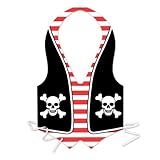 Beistle Beistle Packaged Plastic Pirate Vest, Not Applicable