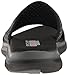 Skechers Cali Women's Flex Appeal 2.0-Won't Stop Flat Sandal, Black/Charcoal, 8 M US