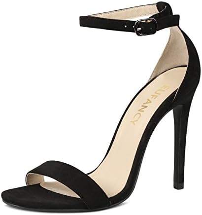 Eufancy Women's Open Toe Ankle Strap High Heel Stiletto Sandal, Dress Wedding Party Sandal