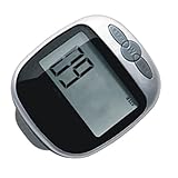 MiFX Multi-function Step Pedometer Large LCD Display Pedometer Walking Calorie Distance Counter (Black)