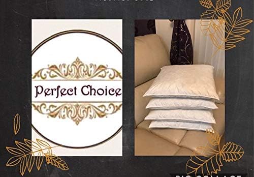 Duck feathers (20'' x 20'') pack of 6 Cushion Inner Pads (white/cream)
