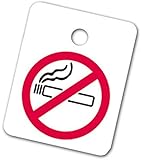 Donkey Auto ProductsNo Smoking Reminders - Plastic Key Tag Fobs (100 per Pack)