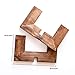Mid Century Wood Plant Stand Indoor - Adjustable for pots up to 10 Inches - Pedestal Century Modern Plant Stool - Wooden Flower Planter Holder Corner Floor Living Room Bedroom - POT NOT INCLUDED