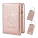 COCASES Leather Passport Holder Cover Case RFID Blocking Travel Wallet ID Card Travel Document Organizer for Women Men with Matching Luggage Tag Set - Rose Gold