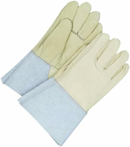 BDG 60-1-1274-12 Leather Welding Glove with Gauntlet Cuff, X-Large