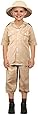 Kids Boys Girls Safari Explorer World Book Day Carnival Job Occupation Fancy Dress Costume Outfit 4-12 years (7-9 years)