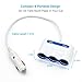 Cigarette Lighter Adapter, 120W 3-Socket Car Cigarette Lighter Splitter 3.4A Dual USB Car Charger Adapter DC 12V/24V Outlet Multi-functions Car Splitter for iPhone iPad Samsung GPS Dashcam
