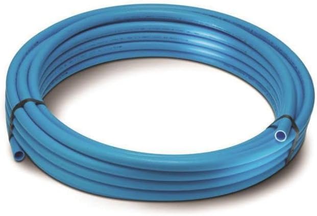 Polypipe 32mm x 25m MDPE Cold Water Mains Supply Pipe Blue