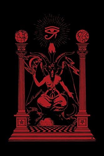 Baphomet: Black Temple - Journal and Notebook (666 Satan, Lucifer, Black Magick, Occult, Wicca Magical Journals)