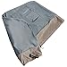 VonHaus Single Patio Chair Cover - ‘The Storm Collection’ Premium Heavy Duty Waterproof Outdoor Furniture Protection - Slate Grey with Beige Trim - L29.5 x W27.5 x H25-40 inches