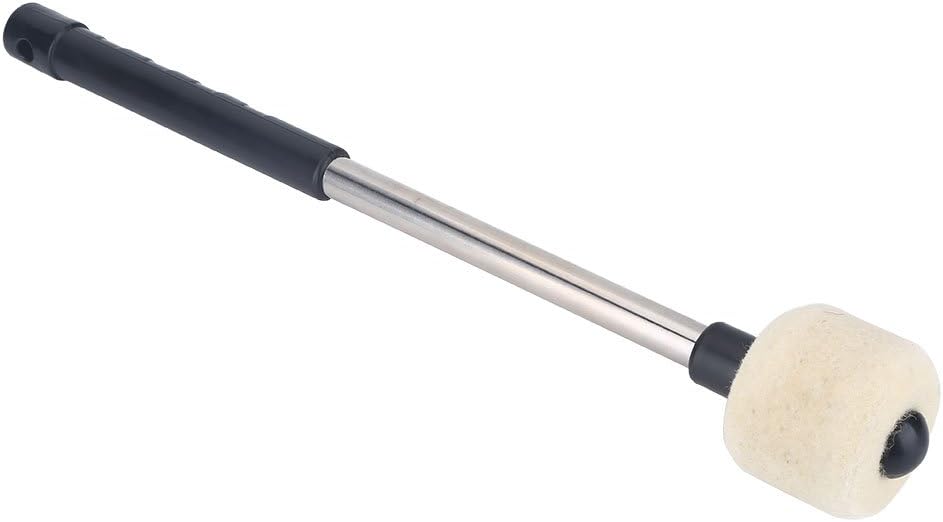Alomejor Bass Drum Mallet Percussion Drum Stick With Wool Felt Head Percussion Marching Band Accessory - Image 3