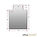 Office Marshal Chair Mat for Hard Floors with Lip- 30