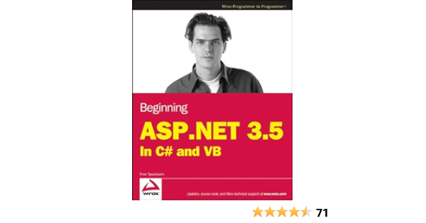 Beginning Asp Net 3 5 In C And Vb Spaanjaars Imar Amazon Com Books
