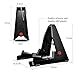 Ukulele Violin Mandolin Stand Portable Adjustable Folding Space Saving Tripod For Plastic Ukelele Stand w/Pro Extendable Holding Arm Silicon Cushion plastic silicone, by LC Prime
