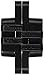 SOSS - 212US19 212 Zinc Invisible Hinge with Holes for Wood or Metal Applications, Mortise Mounting, Black E-Coat Exterior Finish
