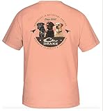 Drake Waterfowl Men's Three Amigos Short Sleeve T-Shirt, Melon