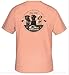 Drake Waterfowl Men's Three Amigos Short Sleeve T-Shirt, Melon