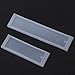 2 Pcs/Set Rectangle Silicone Bookmark Mold, DIY Bookmark Mould Making Epoxy Resin Jewelry DIY Craft Silicone Transparent Mold