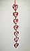 Decorative Valentine Hearts Hanging Welcome Sign
