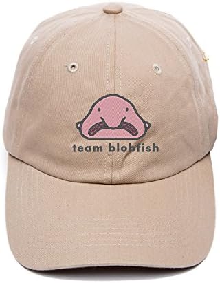 Unisex Vintage Truck Drivers Hat Washed Cotton Stitches team blobfish Caps