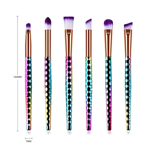 image for Seaintheson Makeup Brushes Sets, 6 Pcs Makeup Brushes with A Honeycomb