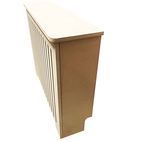 Unfinished MDF Radiator Heater Cover, 26 Tall x 32 Wide - Custom Size - Model MD7