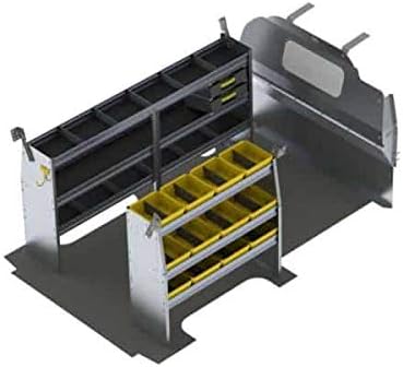 Ranger Design Aluminum Van Shelving Package, Compatible with Chevrolet Express, 135 WB โ GSR-27