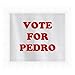 ZeroGravitee Vote for Pedro Short Sleeve Ringer T-Shirt - Small