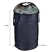 Household Essentials 2039 Pop-Up Laundry Hamper with Handles and Drawstring Closure, Blue 16-Inch by 20-Inch