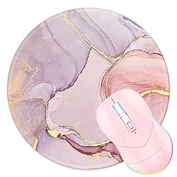 Mouse Pad,Anti Slip Rubber Round Mousepads Desktop