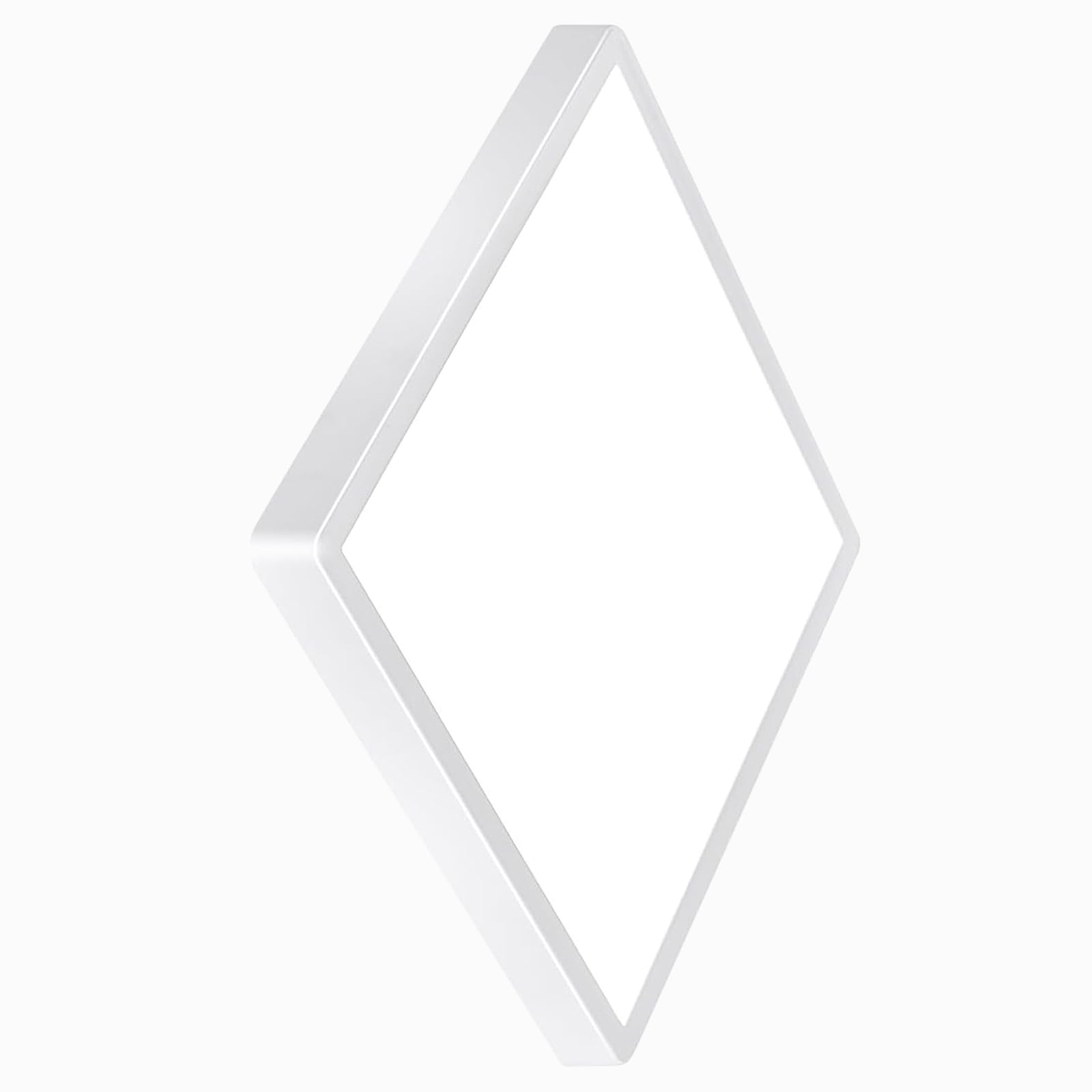 Photo 1 of 20 Inch Square LED Flush Mount Ceiling Light, 50W, 5000LM 3000K/4000K/6000K CCT Selectable, Large Square LED Flat Panel Ceiling Light Fixture for Bedroom,Kitchen,Living Room (White 1PK)