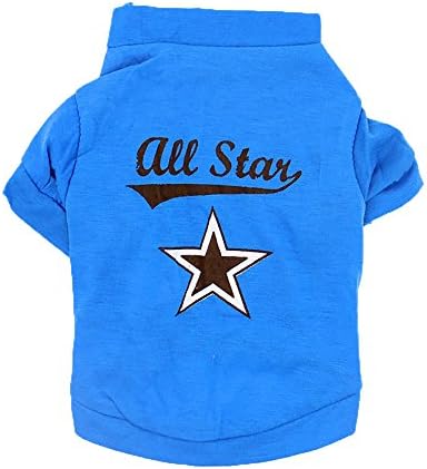 LEvifun New Cute Pet Dog T-shirt Fashion Clothes Vest Summer Coat Puppy Costumes Outfit Dog Shirt Pet Clothes Dog Apparel Puppy T Shirts for Small Dogs Dog Clothing for Summer