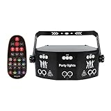 Sumger 15-Lens Indoor RGB DMX Stage Light,Remote