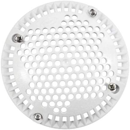 Jacuzzi/Cantar MD Series Main Drains Replacement Parts Anti-Vortex Cover White w/ screws 43112804K