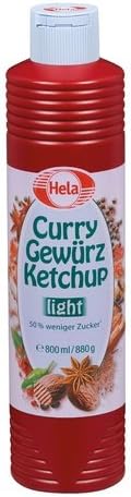Hela Sauce 800ml (Curry Spice Ketchup Mild Light)