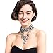 Holylove Women Statement Necklace White, Chunky Necklace for Women Novelty Costume Fashion Jewelry 1 pc with Gift Box- HLC0001 White