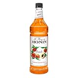 Monin - Peach Syrup, Fresh and Juicy Flavors, Great