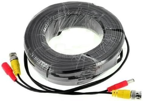 SSL BNC Video Power Cable For CCTV Camera DVR Security System (1M, Black), 1 m (Pack of 1) - Image 3