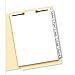 Avery Big Tab Dividers for 2-Prong Classification Folders, White, Side Tabs, Set of 5 Big Tab Dividers (13160)