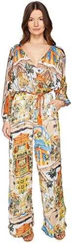 Agua De Coco by Liana Thomaz Womens Long Satin Jumper