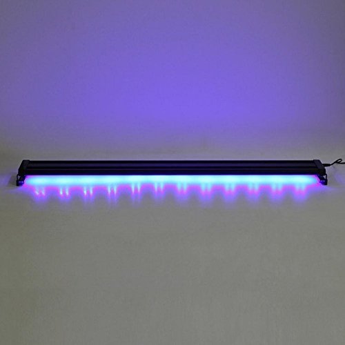 Deckey 25W 144 LED Aquarium Fish Tank Extendable Light LED Blue and White Color Changing Frame Fish Lamp