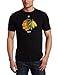 NHL Chicago Blackhawks Primary Logo T-Shirt, Medium,Black