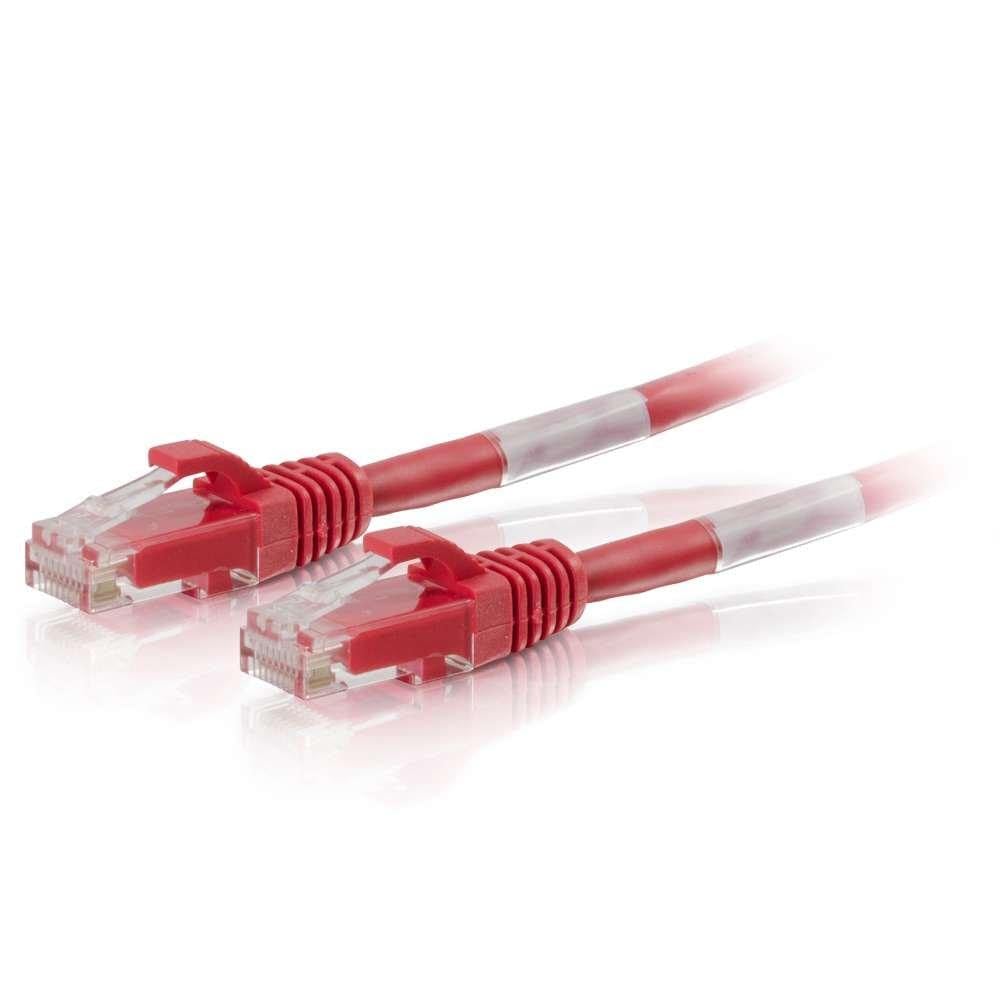 C2G 83561 Cat6 Booted Unshielded (UTP) Crossover Patch Cable - Red, 5m