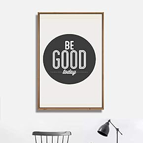 Framed Canvas Wall Art for Living Room, Bedroom Quotes Canvas Prints for Modern Home Decoration Ready to Hang - 16"x24" inches