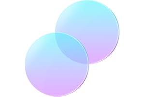 Rainbow Color Acrylic Sheet, 2 Pcs Translucent Colorful Radiant Acrylic Plastic Round Board for DIY Painting, Craft Art, Deco