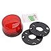 Huoshang RED LED 12 Volt Security Alarm Strobe Light with Screw Base for Home Security System
