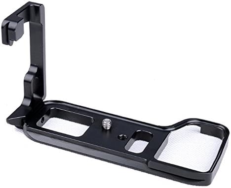 EWOOP EW-A7RIII Only Designed for Sony Alpha A7RIII A7m3, Camera Black Metal Aluminum Quick Release L-Plate Bracket Hand grip, Compatible Arca Swiss RRS Benro Sirui